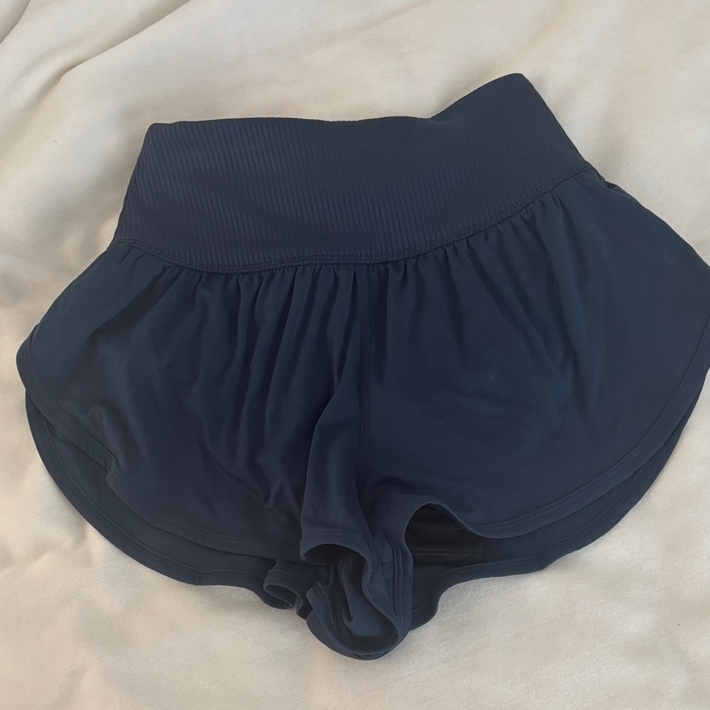 FP Movement by Free People High Waist Navy Shorts